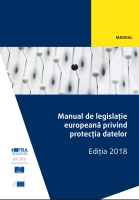 Manual de legislație europeană privind protecția datelor